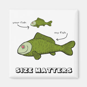 Je vis. Mijn vis. Grootte telt?! Magneet