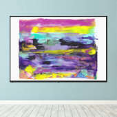 Je Visie Canvas Afdruk (Insitu (Houten vloer))