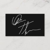 Je Visitekaartje Aangepaste handtekening (Voorkant)