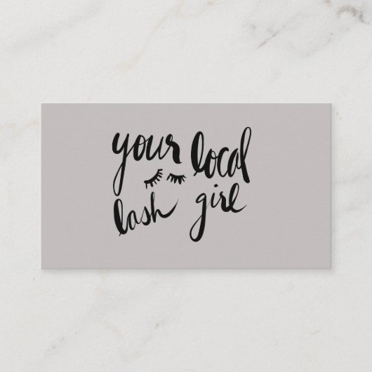 Je visitekaartje van je plaatselijke welkomstmeisj (Voorkant)