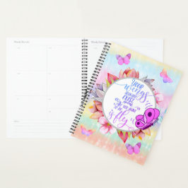 "Je vleugels bestaan al..." vlinder Planner