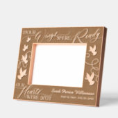 Je vleugels waren klaar Doves Memorial Keepsake Gegraveerde Lijstjes (Links)