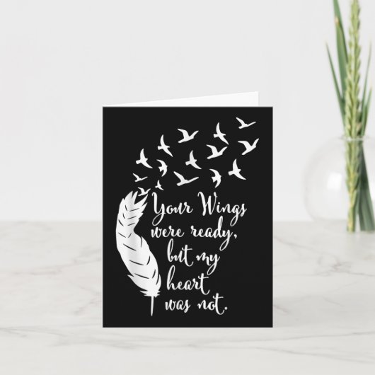 Je Vleugels Waren Klaar, Herdenkingsdag, In Liefde Kaart (Voorkant)