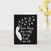 Je Vleugels Waren Klaar, Herdenkingsdag, In Liefde Kaart (Gele Bloem)