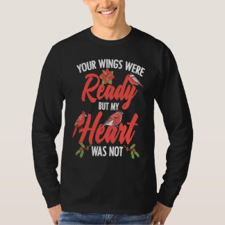 Je vleugels waren klaar maar mijn hart Motivationa T-shirt