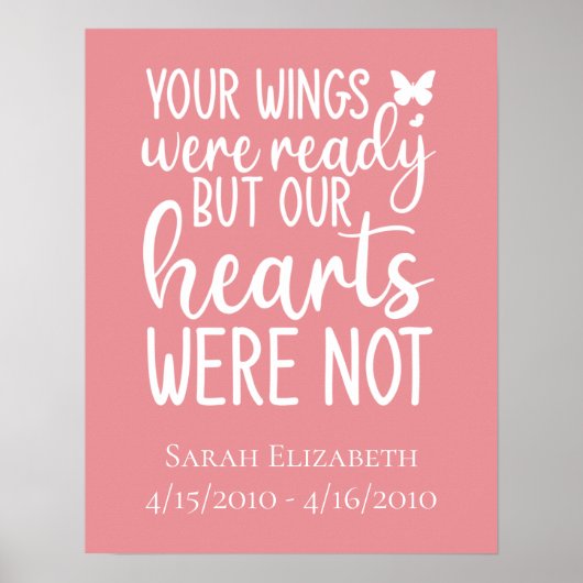 Je vleugels waren klaar, maar ons hart niet Berich Poster (Voorkant)