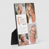 Je vleugels waren klaar Roze gouden condoleance fo Fotoplaat (Zijkant)