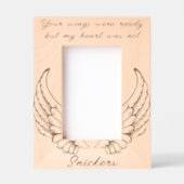 Je vleugels waren klaar voor het gedenkteken gegraveerde lijstjes (Voorkant)