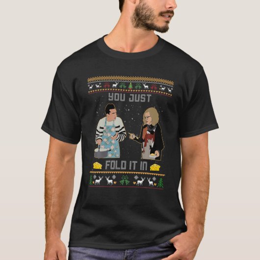 Je vloog het gewoon in de Chee.Se Xmas. T-shirt (Voorkant)