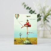 Je voedde me op met Inspirerend ballerina Briefkaa Briefkaart (Staand voorkant)