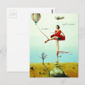 Je voedde me op met Inspirerend ballerina Briefkaa Briefkaart (Voorkant / Achterkant)