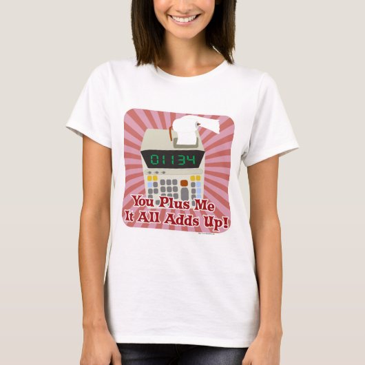 Je voegt 'Flirty Cartoon Slogan' toe T-shirt (Voorkant)