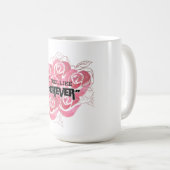 Je voelt als voor altijd" koffiemok (Voorkant rechts)