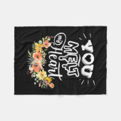 Je voelt mijn hart fleece deken (Voorkant (Horizontaal))