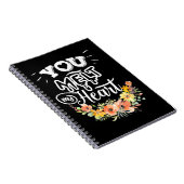 Je voelt mijn hart notitieboek (Rechterzijde)