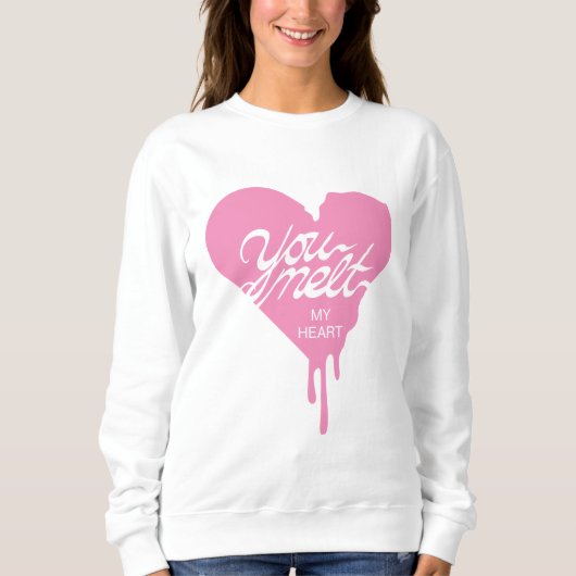 "Je voelt mijn hart" Sweatshirt (Voorkant)