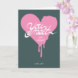 Je voelt mijn hartkaart (Valentijnsdag) Kaart