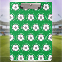 Je voetbalteam in groene voetbalcoach