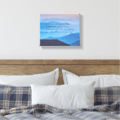 Je voetsporen thuis | Oneindig nieuw liefdesgedich Canvas Afdruk (Insitu (Slaapkamer))