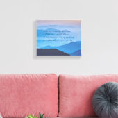 Je voetsporen thuis | Oneindig nieuw liefdesgedich Canvas Afdruk (Insitu (Woonkamer))