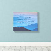 Je voetstappen Home | Forever New Love Poem Canvas Afdruk (Insitu (Houten vloer))