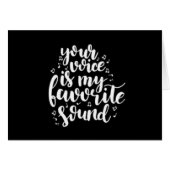 JE *VOICE* IS MIJN *FAVORITE SOUND* (Voorkant Horizontaal)