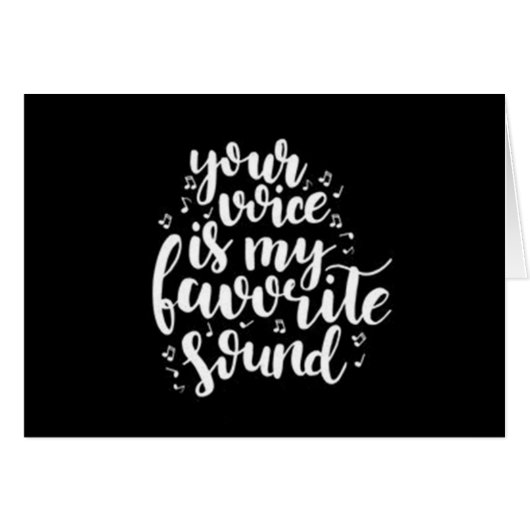 JE *VOICE* IS MIJN *FAVORITE SOUND* (Voorkant Horizontaal)