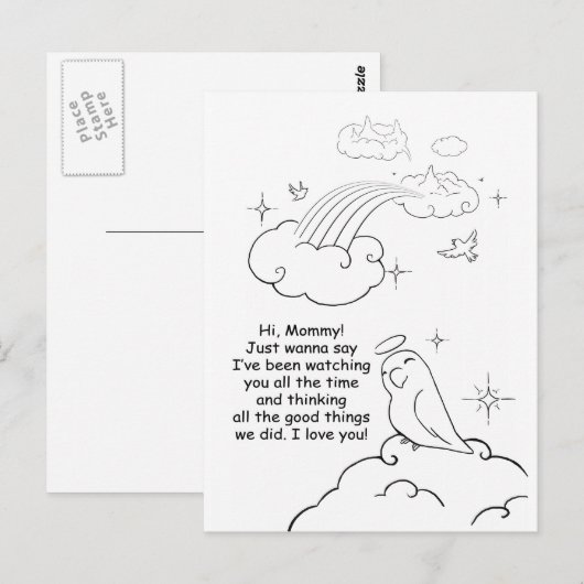 Je volgen briefkaart (Voorkant / Achterkant)