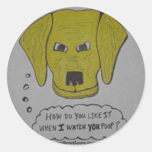 Je volgen ronde sticker (Voorkant)