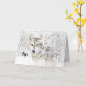 "Je volgen" - Wenskaart Kaart (Gele Bloem)