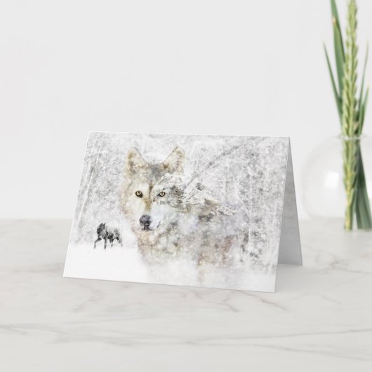 "Je volgen" - Wenskaart Kaart (Voorkant)