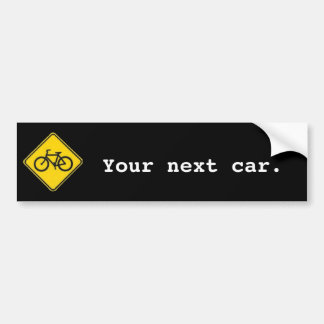 Je volgende auto bumpersticker