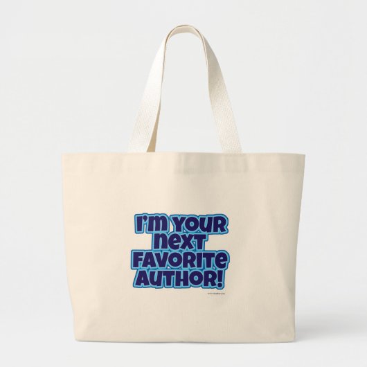 Je volgende favoriete auteur grote tote bag (Voorkant)