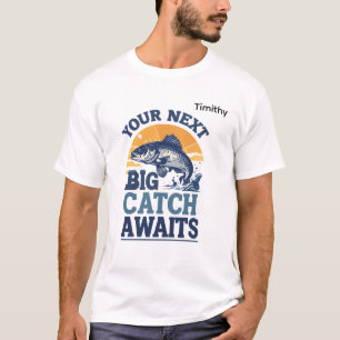 Je volgende grote vangst visillustratie t-shirt