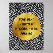 Je volgende hoofdstuk zal geweldig zijn poster (Voorkant)