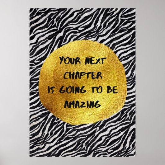 Je volgende hoofdstuk zal geweldig zijn poster (Voorkant)