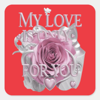 JE VOLTOOIT ME VIERKANTE STICKER