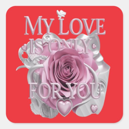 JE VOLTOOIT ME VIERKANTE STICKER (Voorkant)