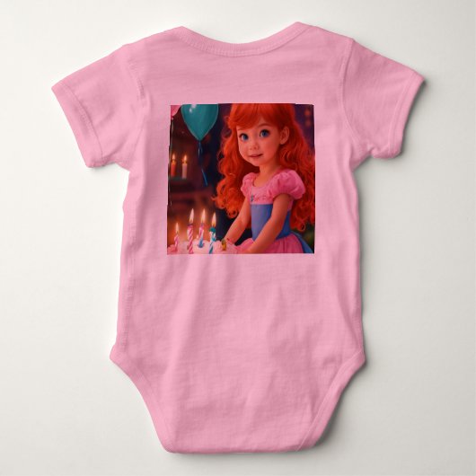 Je vond dit baby doek leuk. romper (Achterkant)