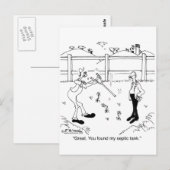 Je vond mijn septische bank briefkaart (Voorkant / Achterkant)