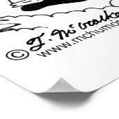 Je vond mijn septische bank poster (Hoek)