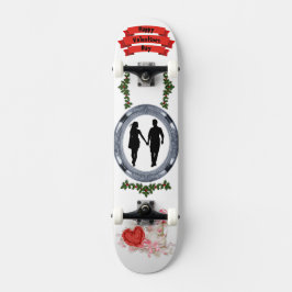 Je voor altijd liefhebben Romantische Valentijn Ar Persoonlijk Skateboard