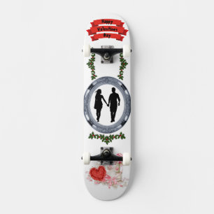 Je voor altijd liefhebben Romantische Valentijn Ar Persoonlijk Skateboard