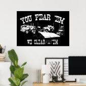 Je vreest dat Em... We wissen 'Em' Poster (Thuiskantoor)