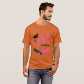 Je vriend is Flame of Life Amigo  T-shirt (Voorkant volledig)