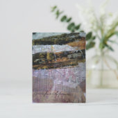 Je vriend voor altijd mixed media collage briefkaart (Staand voorkant)