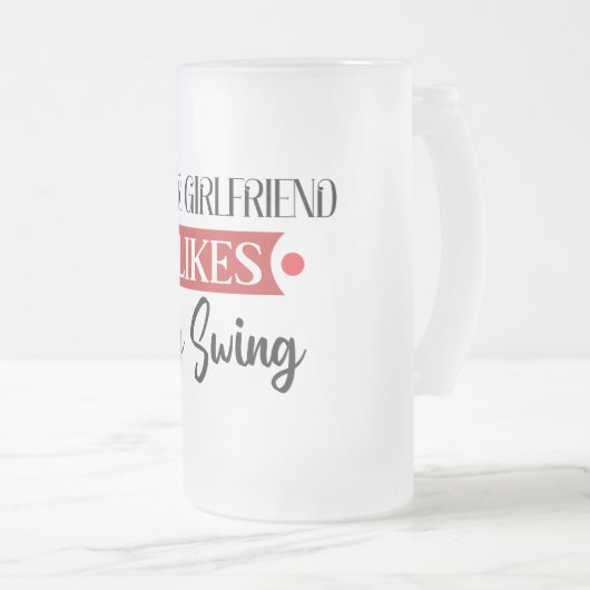 JE VRIENDIN LIKT MIJN SCHAKELING. MATGLAS BIERPUL (Voorkant rechts)