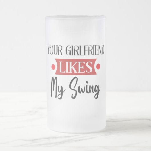 JE VRIENDIN LIKT MIJN SCHAKELING. MATGLAS BIERPUL (Center)