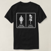 Je vriendin mijn vriendin 2 t-shirt (Design voorkant)