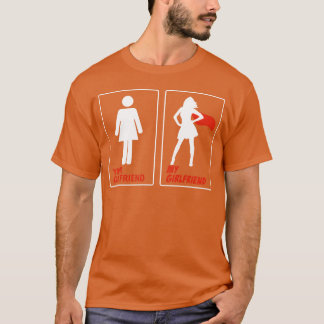 Je vriendin Mijn vriendin grappige vergelijking T-shirt